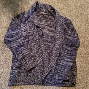 Blue Cardigan Sweater